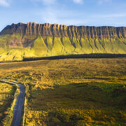 View of Benbulben mountain in Sligo.