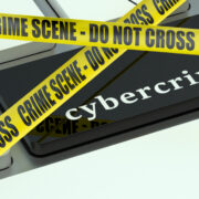 Crime scene investigation on a computer.