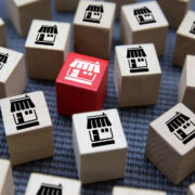 Franchise business on Cubes of wood.