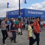 People walking around at the Ploughing Championships.