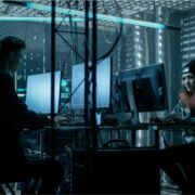 Young workers in an office.