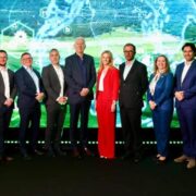 Large group of green tech start-up entrepreneurs and innovators.