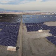 Giant solar farm in Canada.