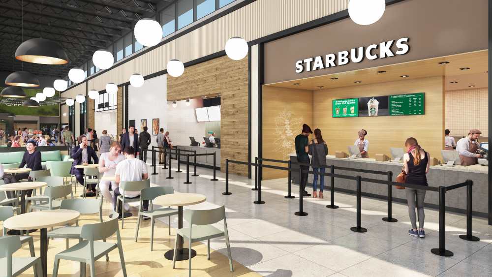 Inside view of the new Applegreen forecourt in Colorado.